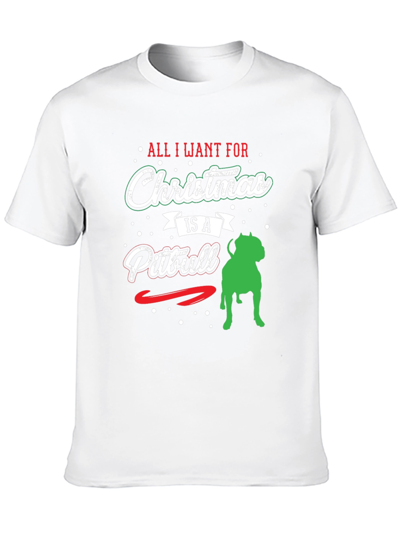 Christmas Pitbull T-Shirt