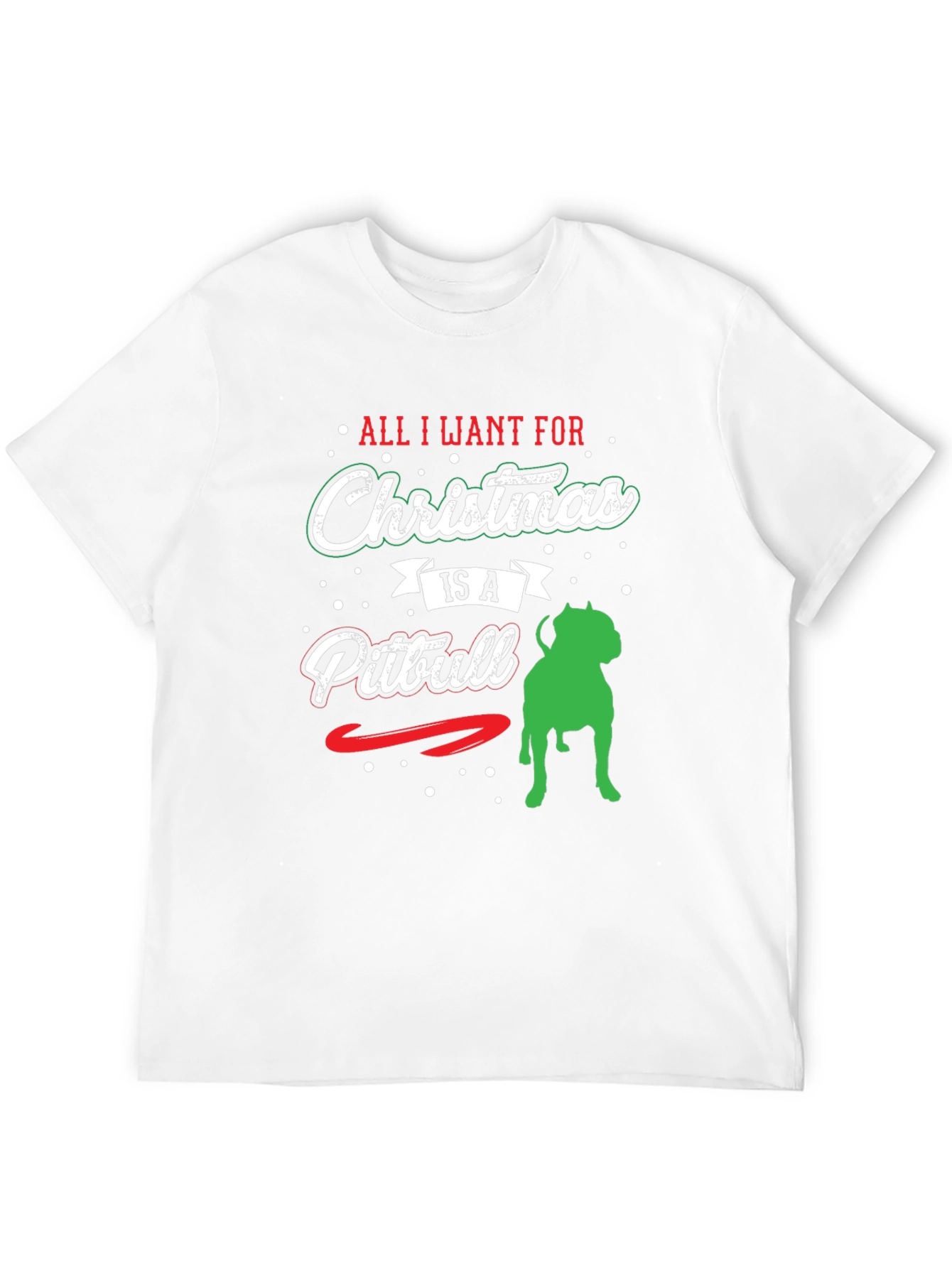 Christmas Pitbull T-Shirt