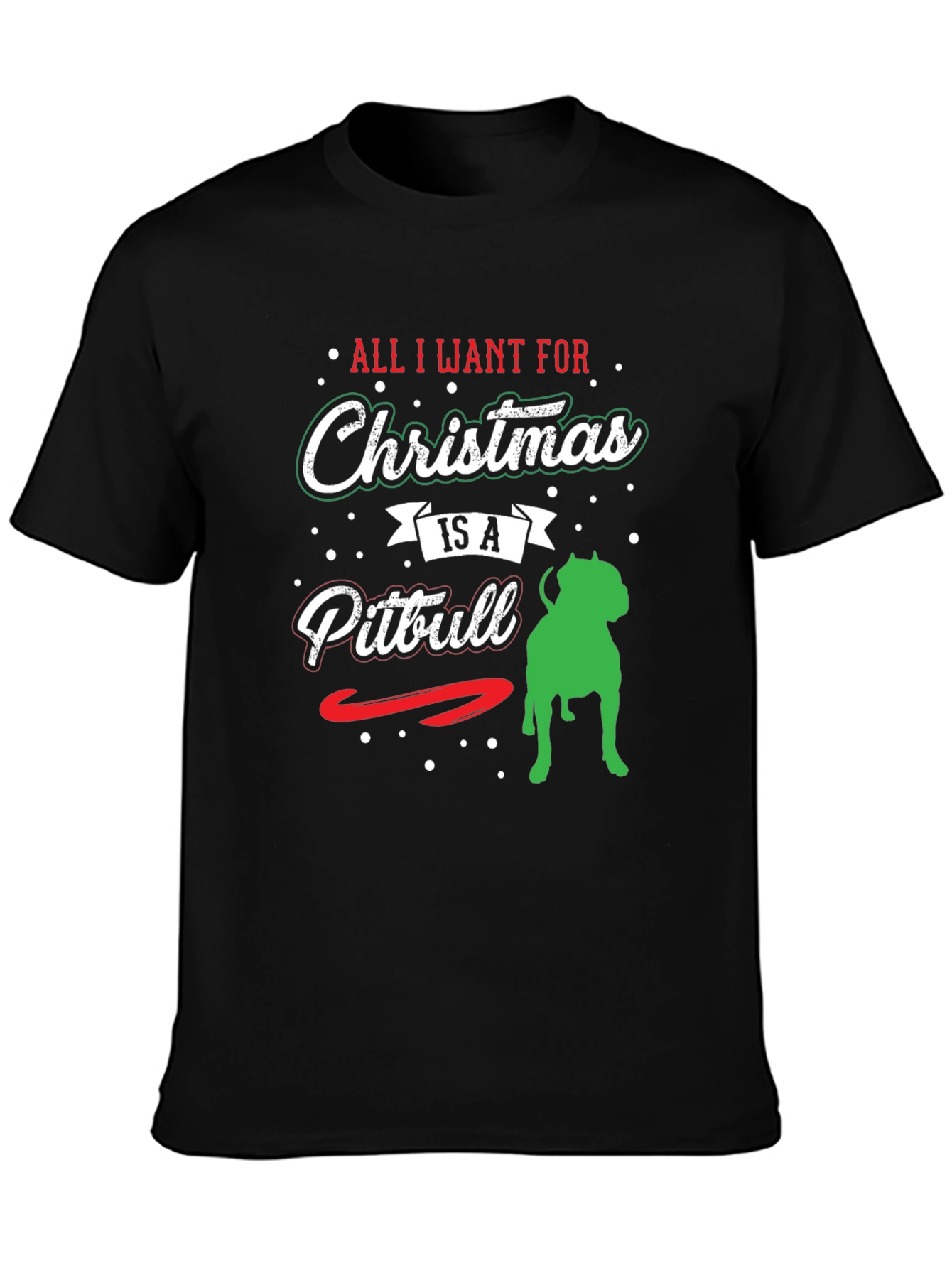 Christmas Pitbull T-Shirt