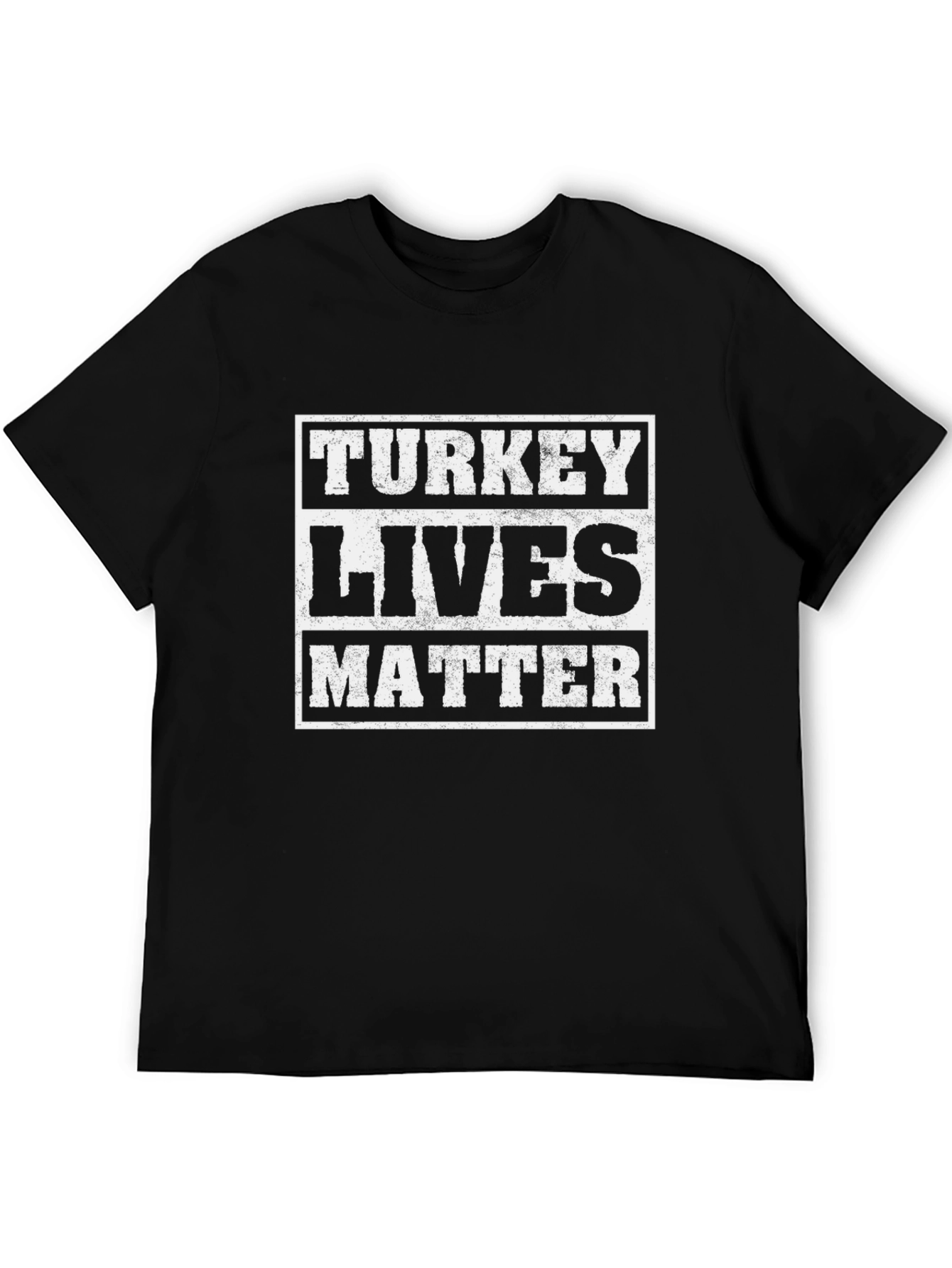 Turkey Lives Matter Graphic Tee - Black Cotton T-Shirt