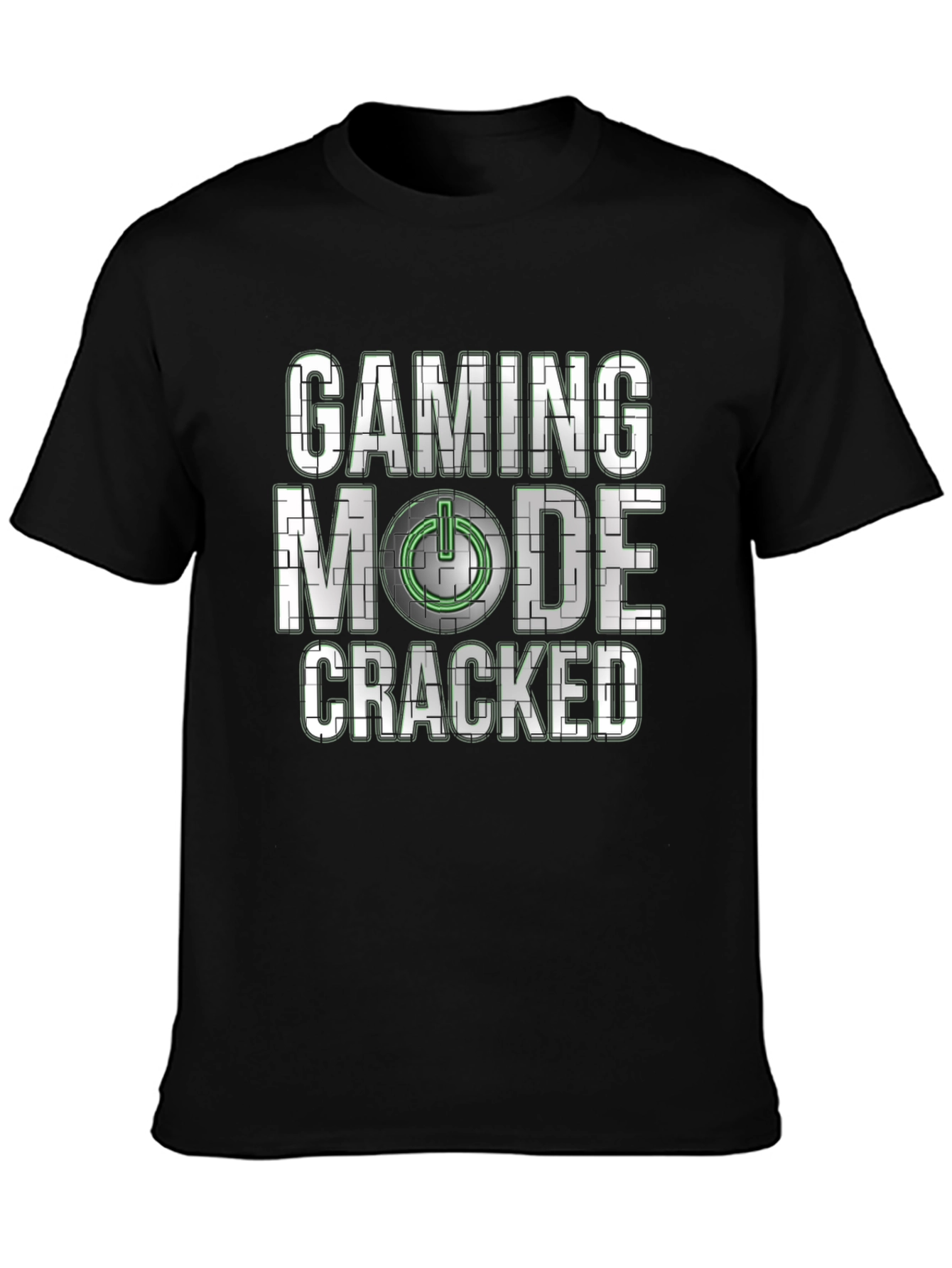 Gaming Mode Cracked T-Shirt