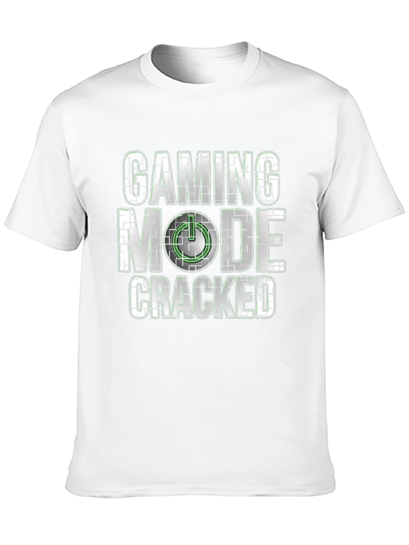 Gaming Mode Cracked T-Shirt