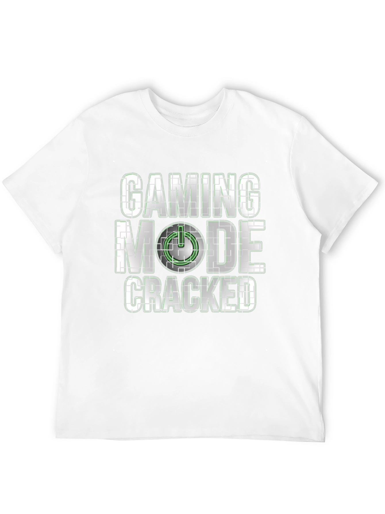 Gaming Mode Cracked T-Shirt
