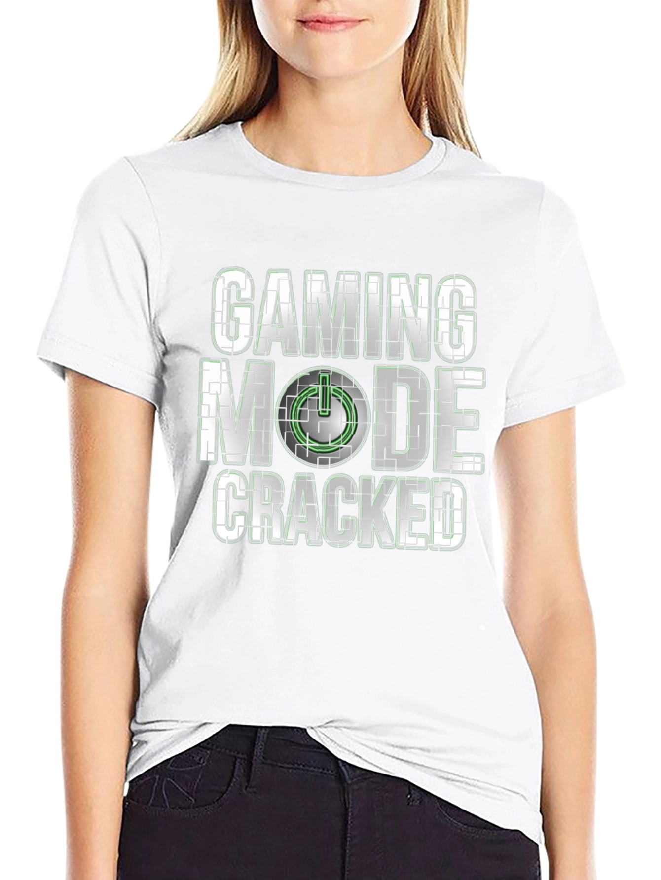 Gaming Mode Cracked T-Shirt
