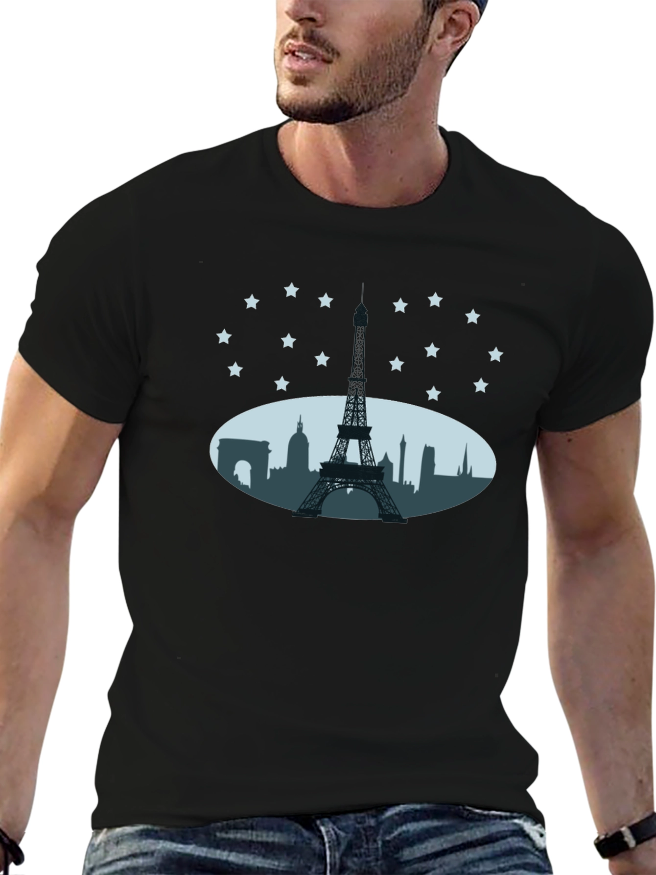 Paris Skyline T-Shirt - Eiffel Tower Tee