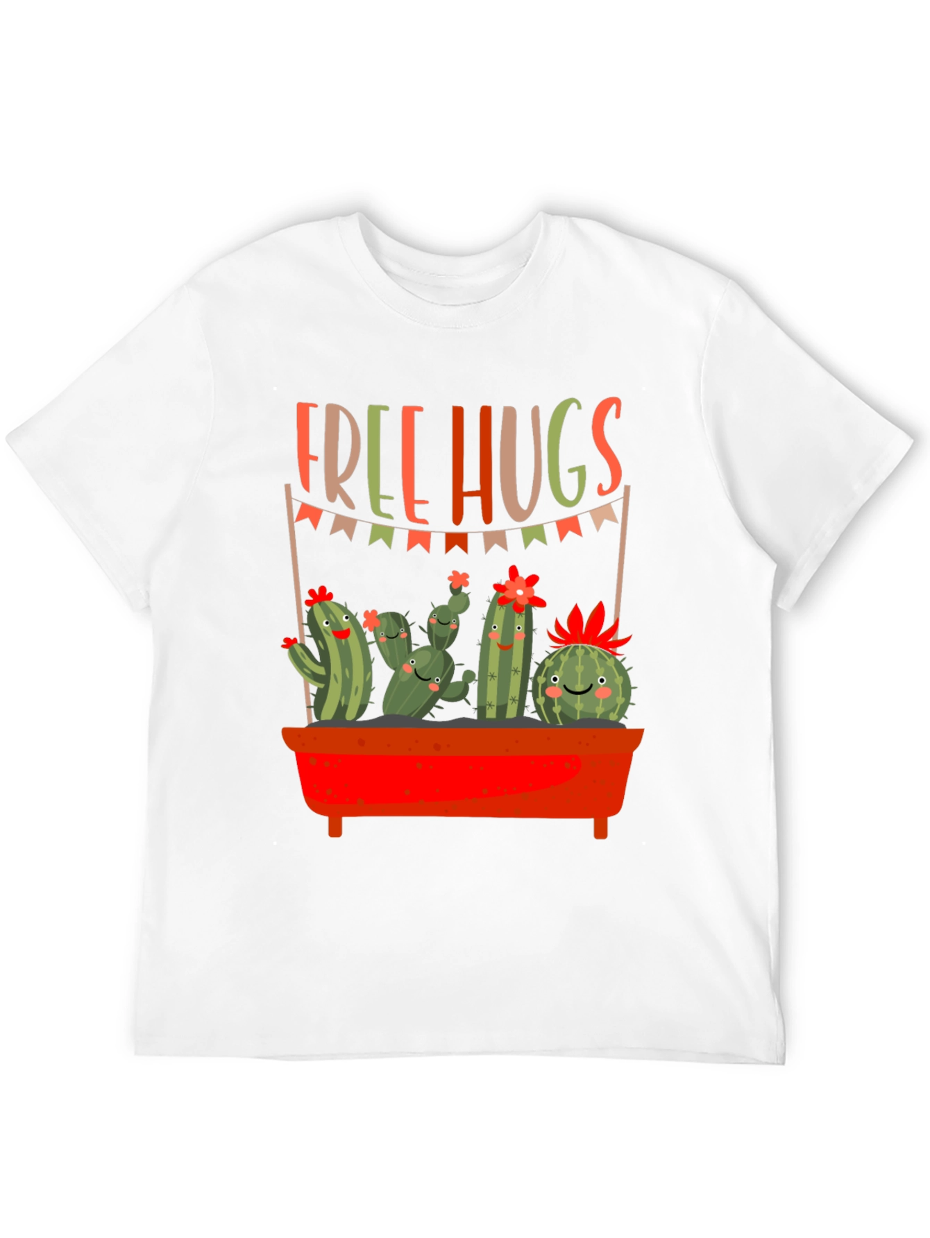 Free Hugs Cactus Graphic Tee