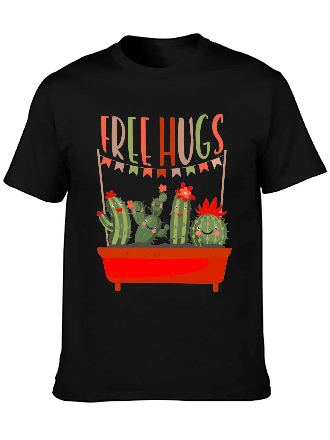 Free Hugs Cactus Graphic Tee