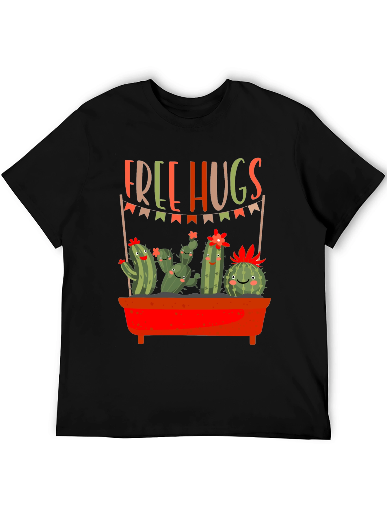 Free Hugs Cactus Graphic Tee
