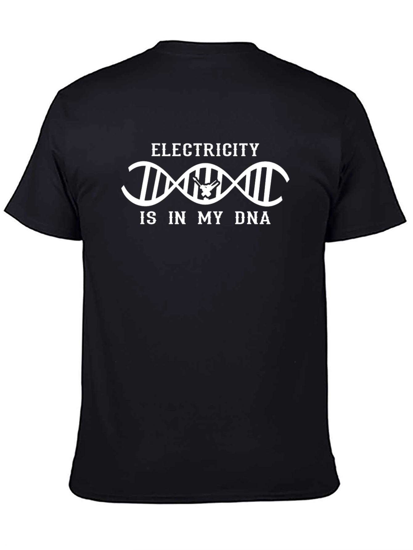 Electricity is in My DNA Black T-Shirt