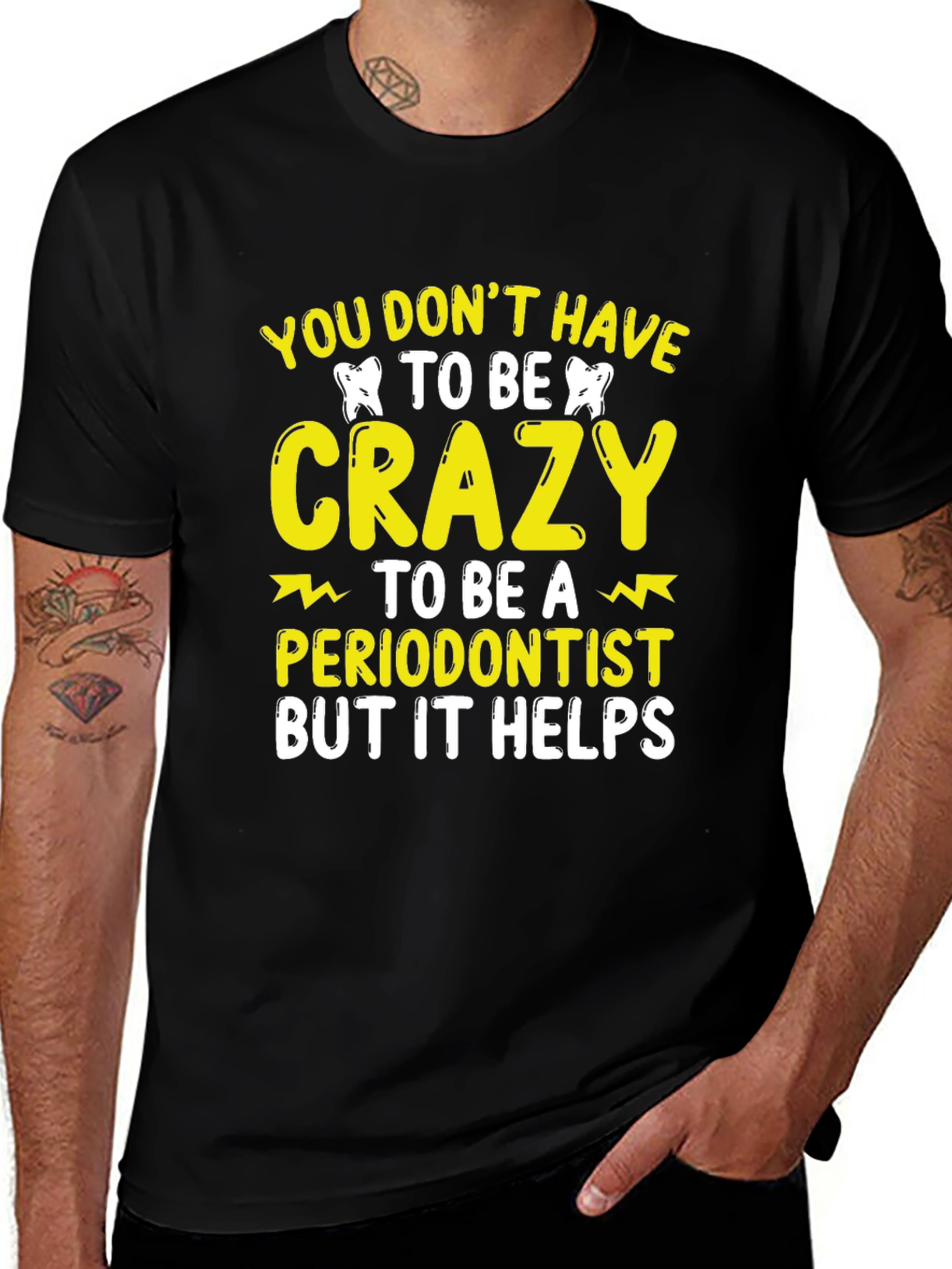 Crazy Periodontist T-Shirt Funny Dentist Tee