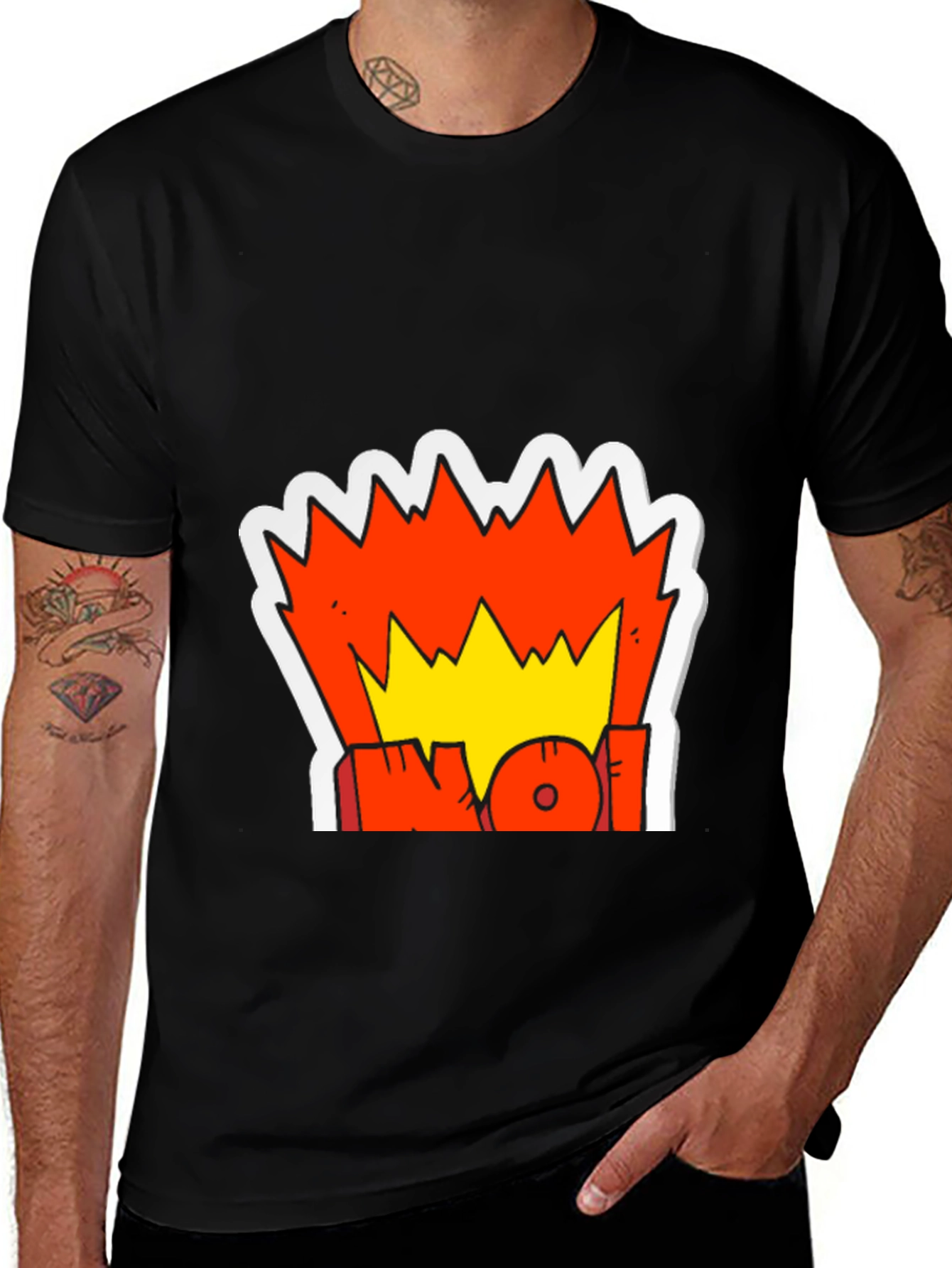 Cartoon Explosion Graphic Tee