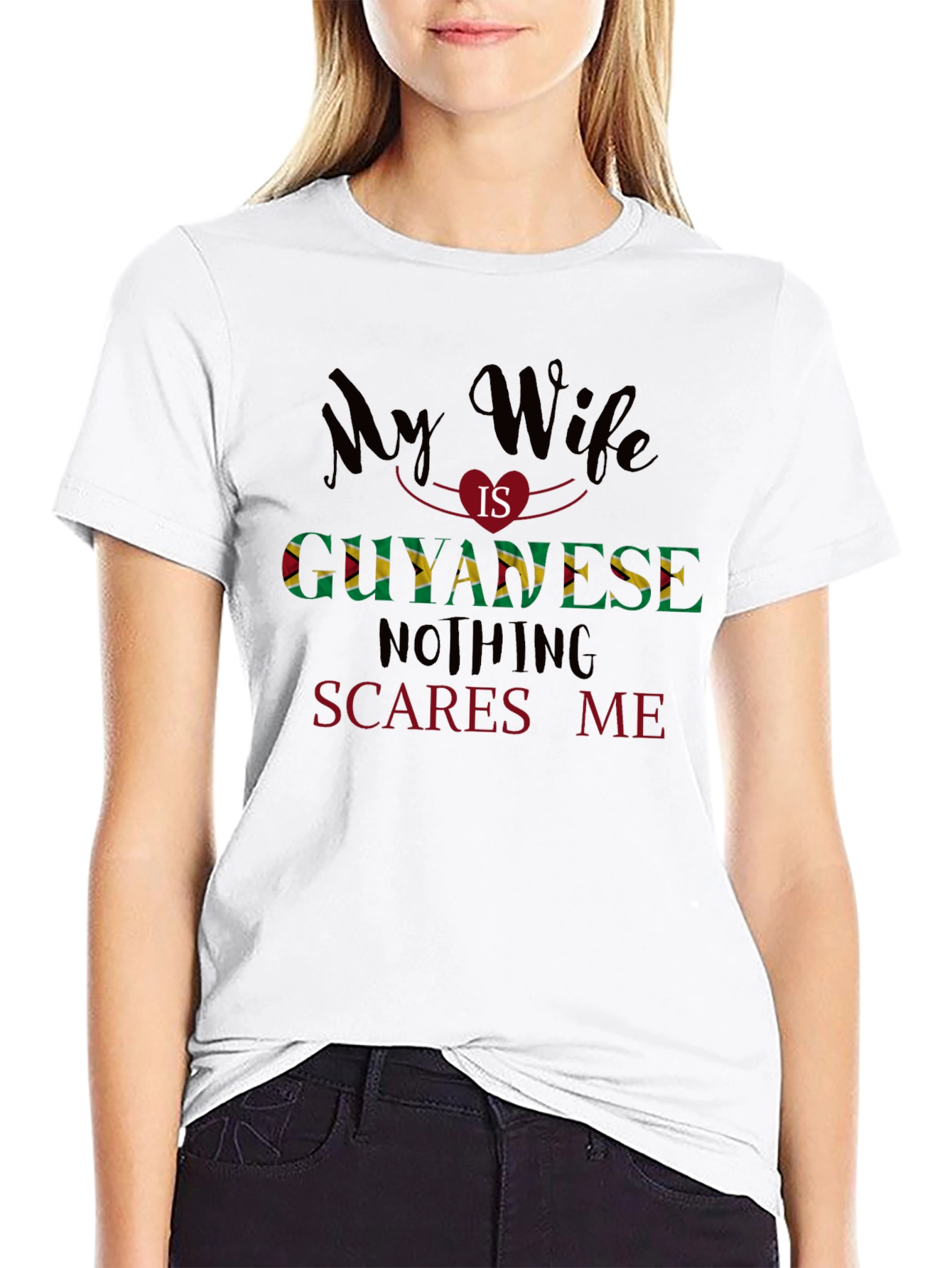 Guyanese Wife T-Shirt - Funny Husband Gift