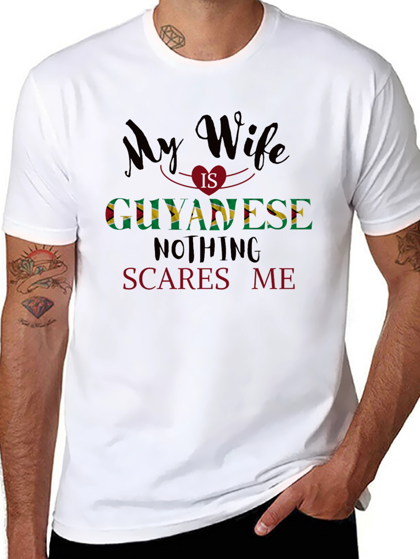 Guyanese Wife T-Shirt - Funny Husband Gift