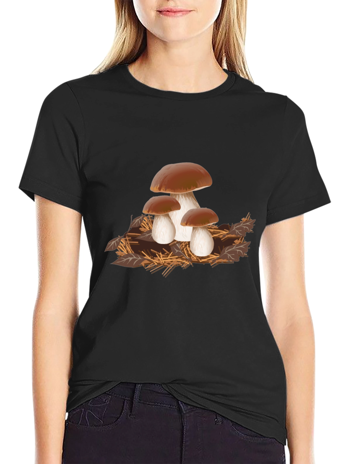 Mushroom Graphic T-Shirt