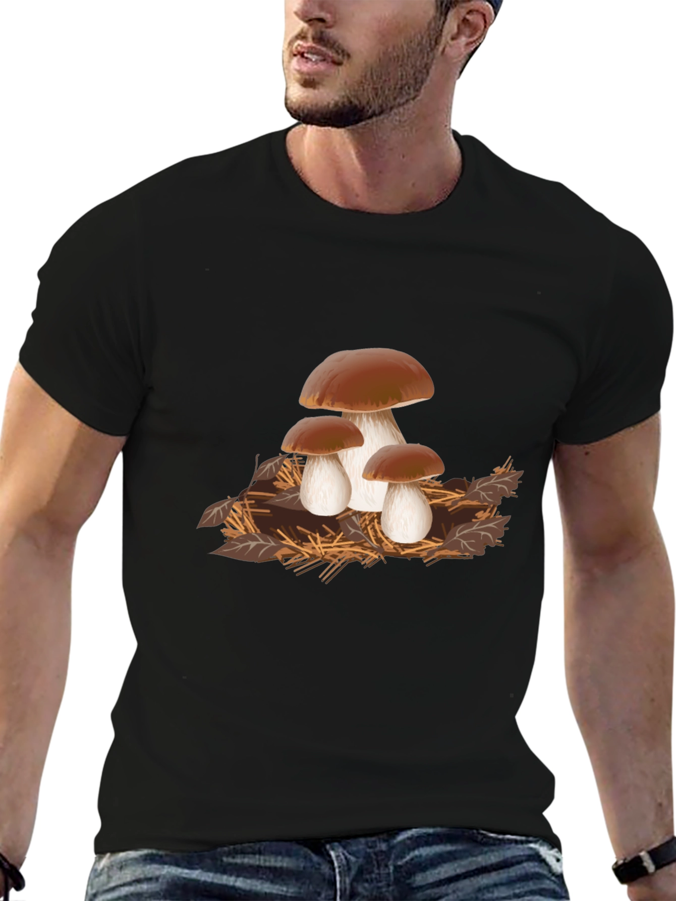 Mushroom Graphic T-Shirt