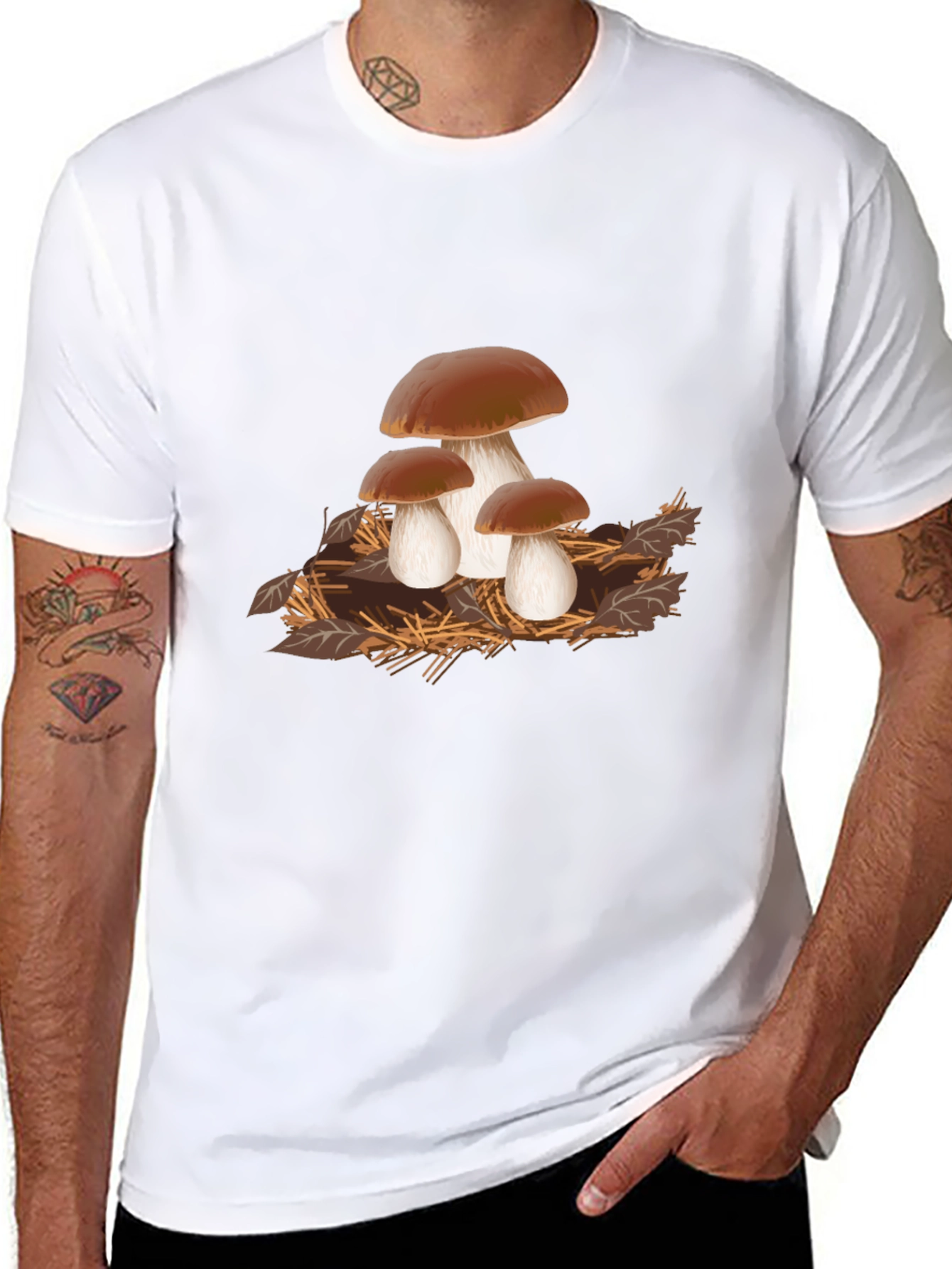 Mushroom Graphic T-Shirt
