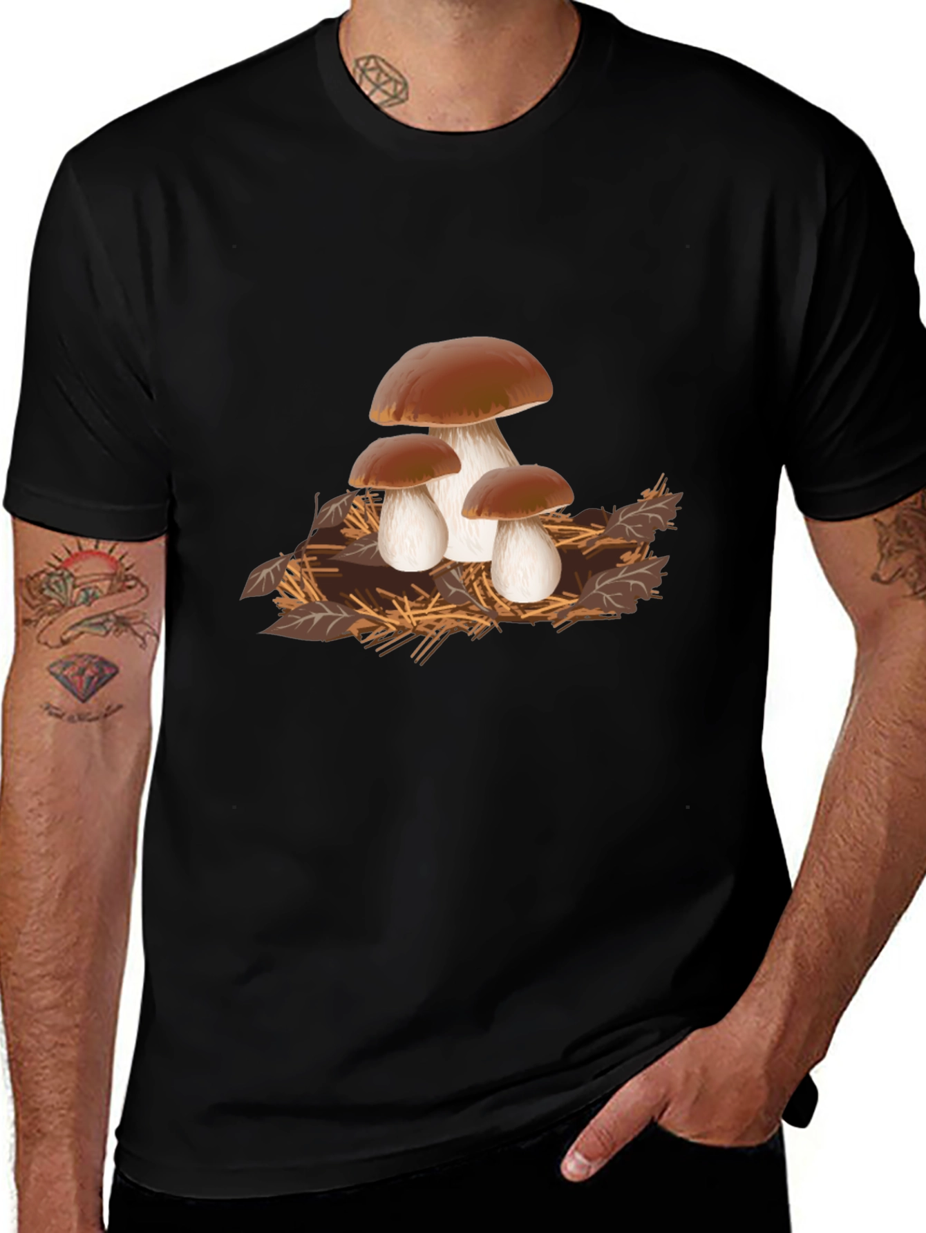 Mushroom Graphic T-Shirt