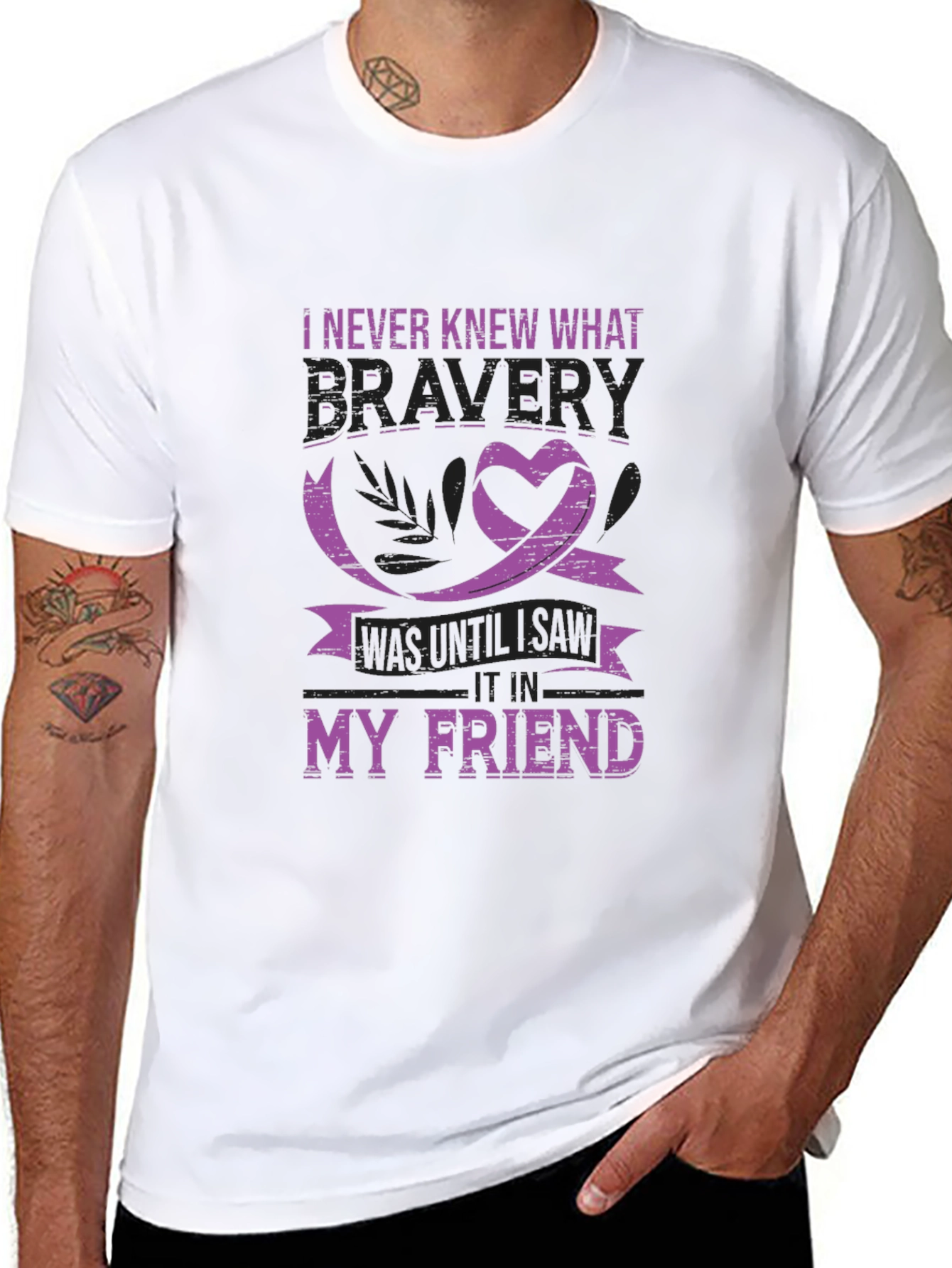 Bravery T-Shirt - Melanoma Awareness