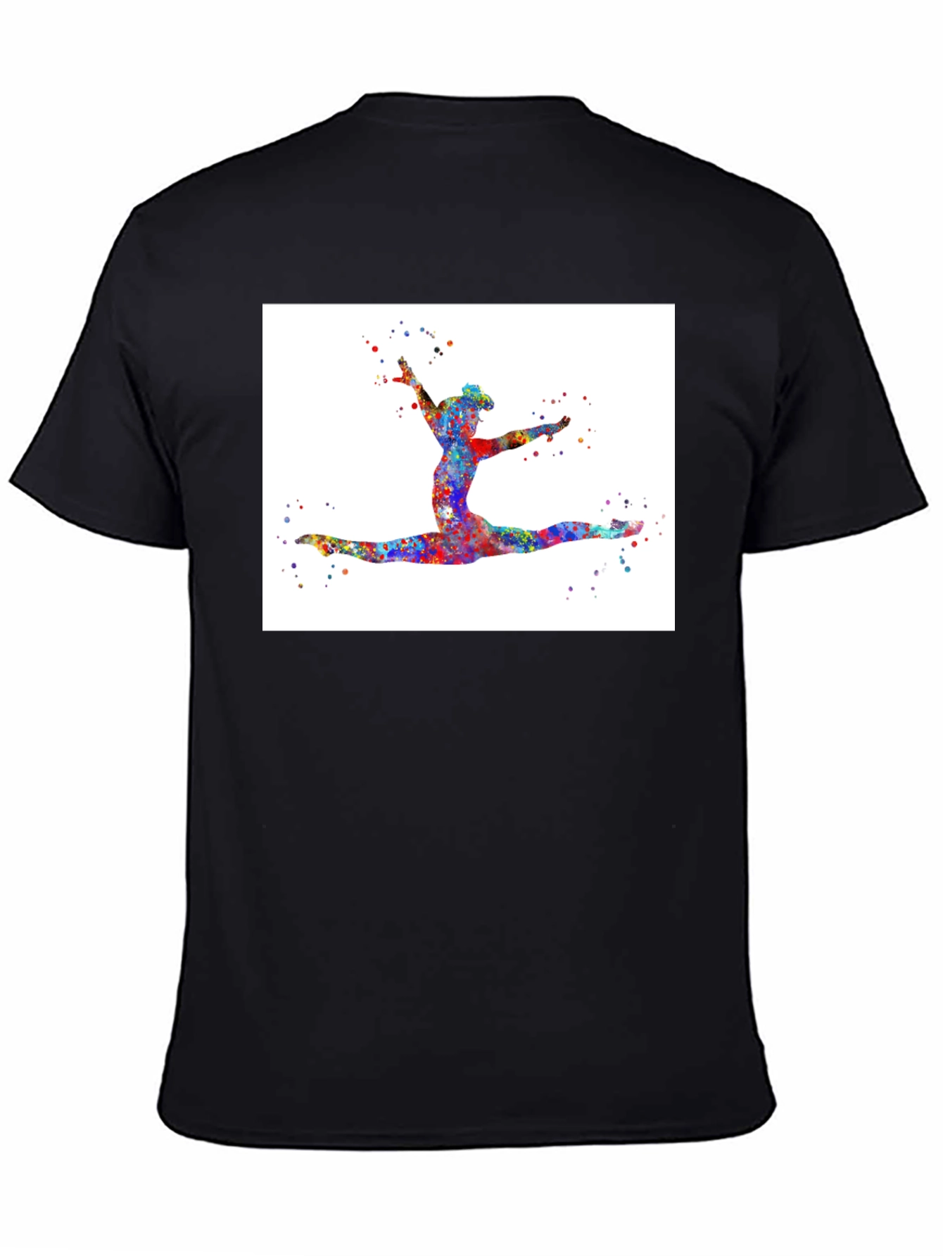 Gymnast Watercolor Art T-Shirt