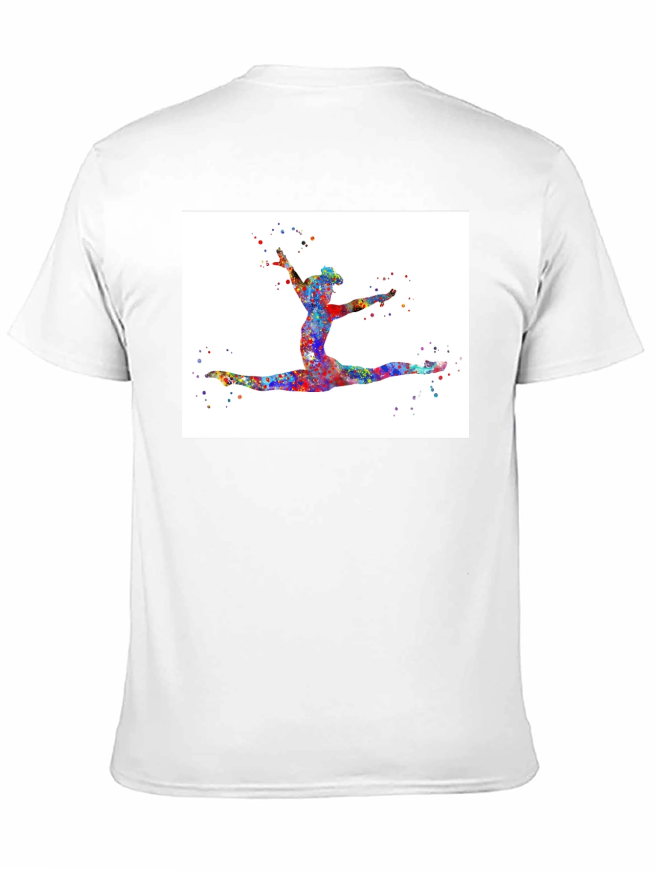 Gymnast Watercolor Art T-Shirt