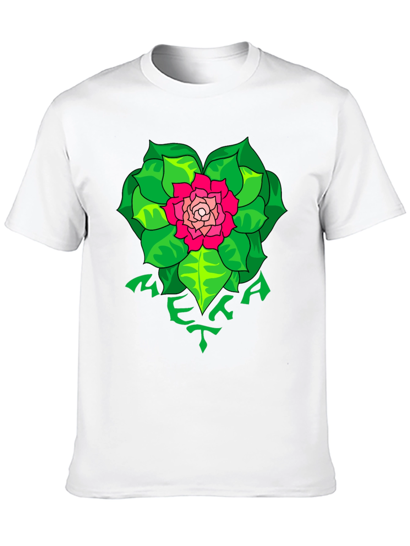 Floral Meka T-Shirt - Unique Graphic Tee
