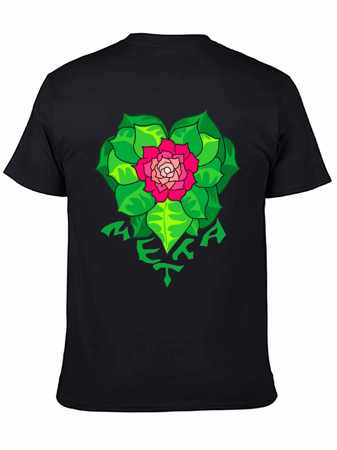Floral Meka T-Shirt - Unique Graphic Tee