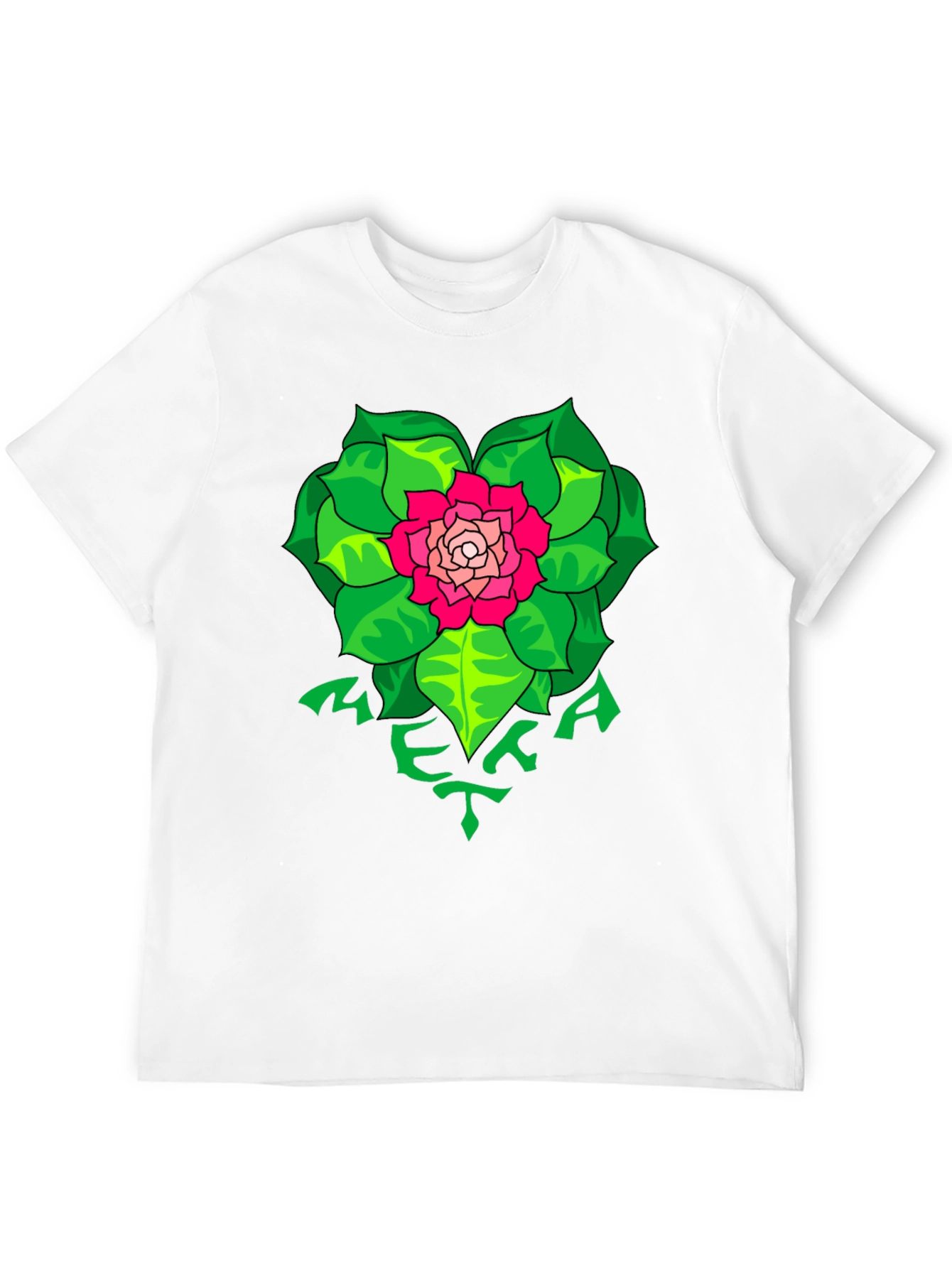 Floral Meka T-Shirt - Unique Graphic Tee