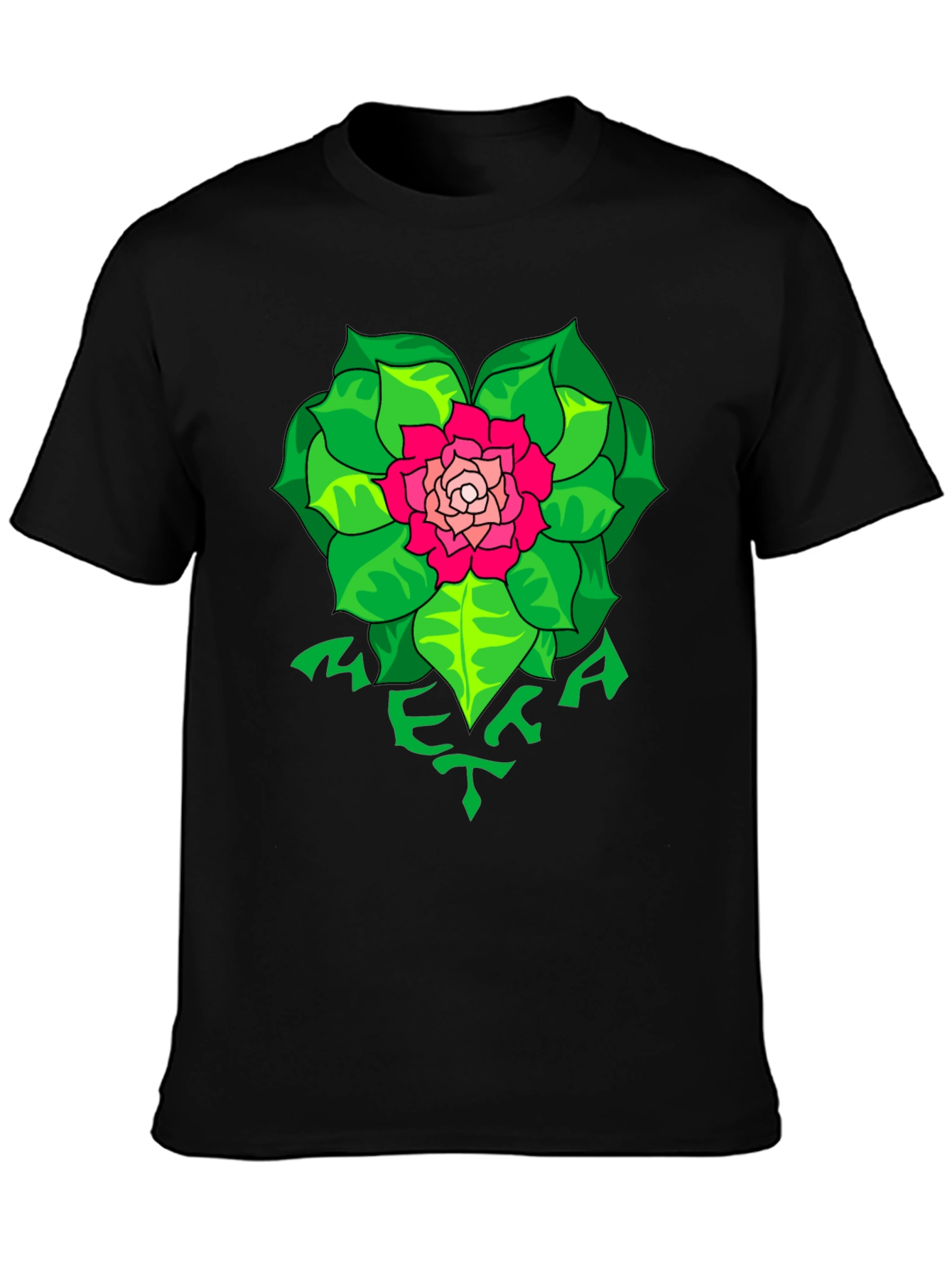 Floral Meka T-Shirt - Unique Graphic Tee