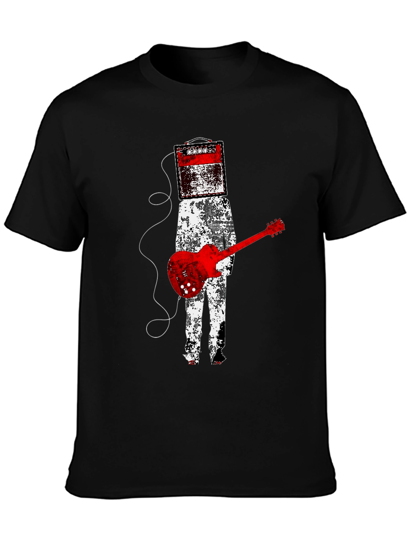 Amplified Guitar Graphic Tee - Black