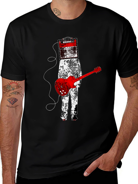 Amplified Guitar Graphic Tee - Black