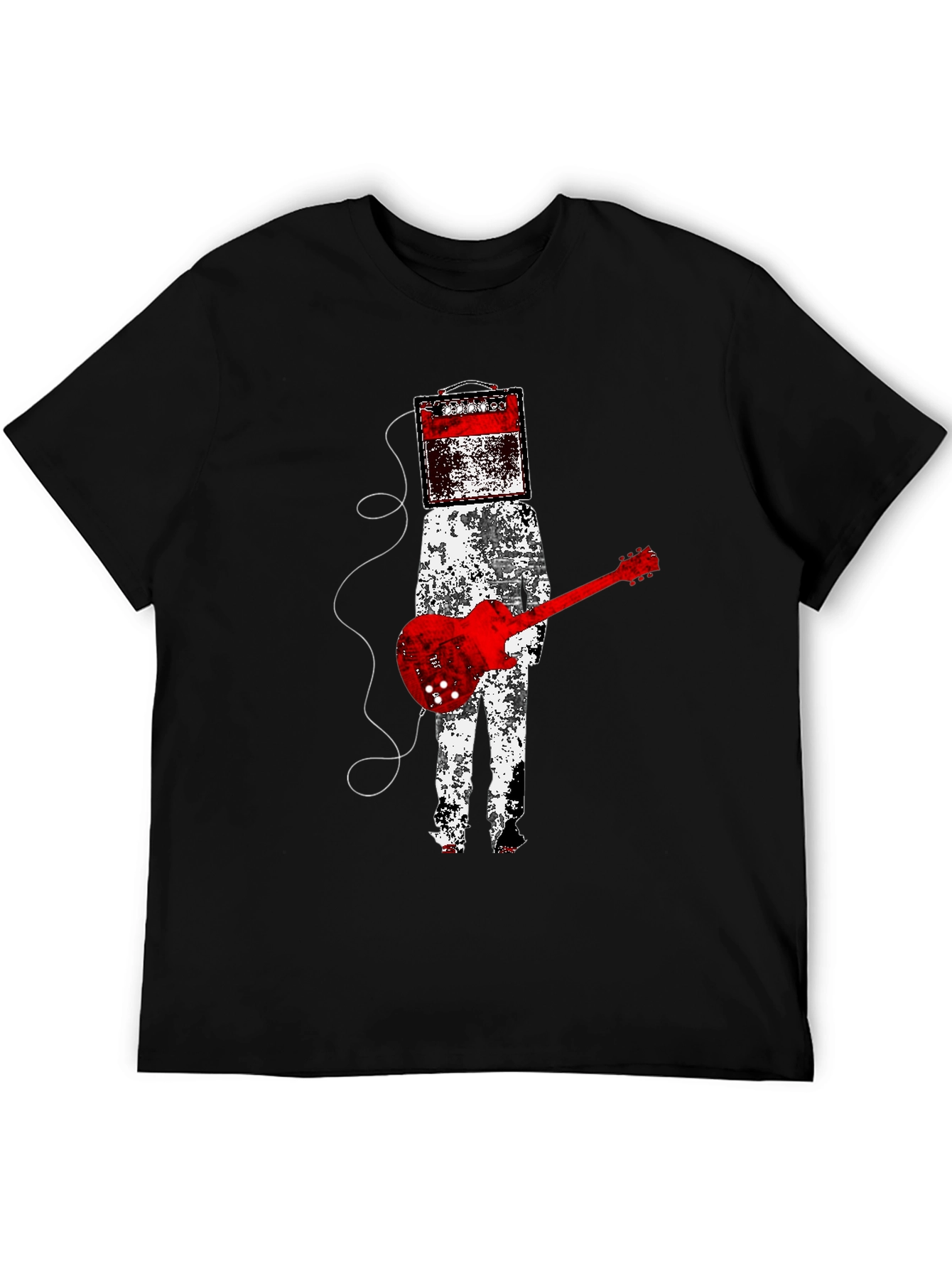 Amplified Guitar Graphic Tee - Black