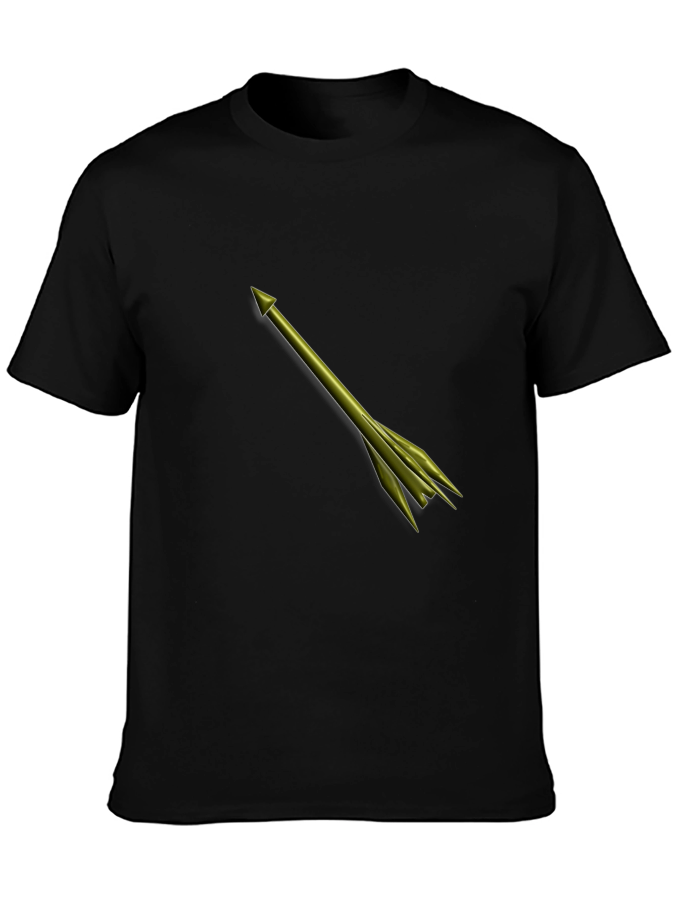Arrow Graphic Black Tee - Sleek & Stylish Design