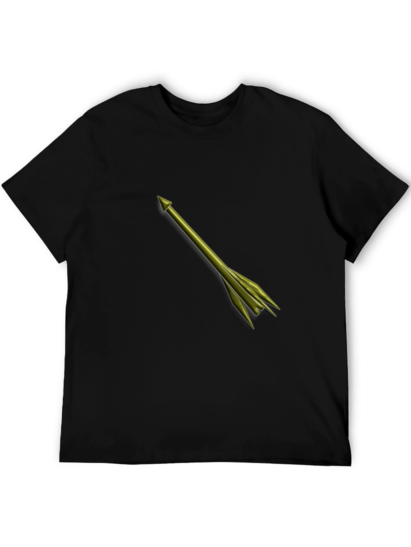 Arrow Graphic Black Tee - Sleek & Stylish Design