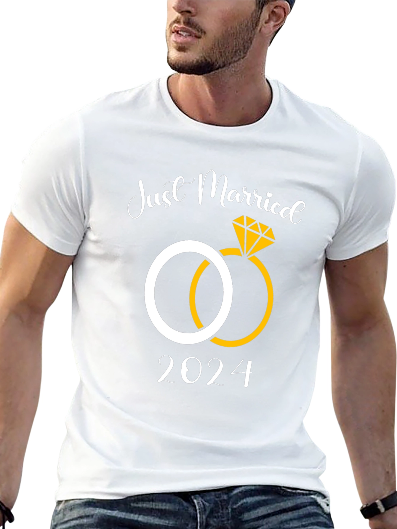 Just Married 2024 Graphic T-Shirt