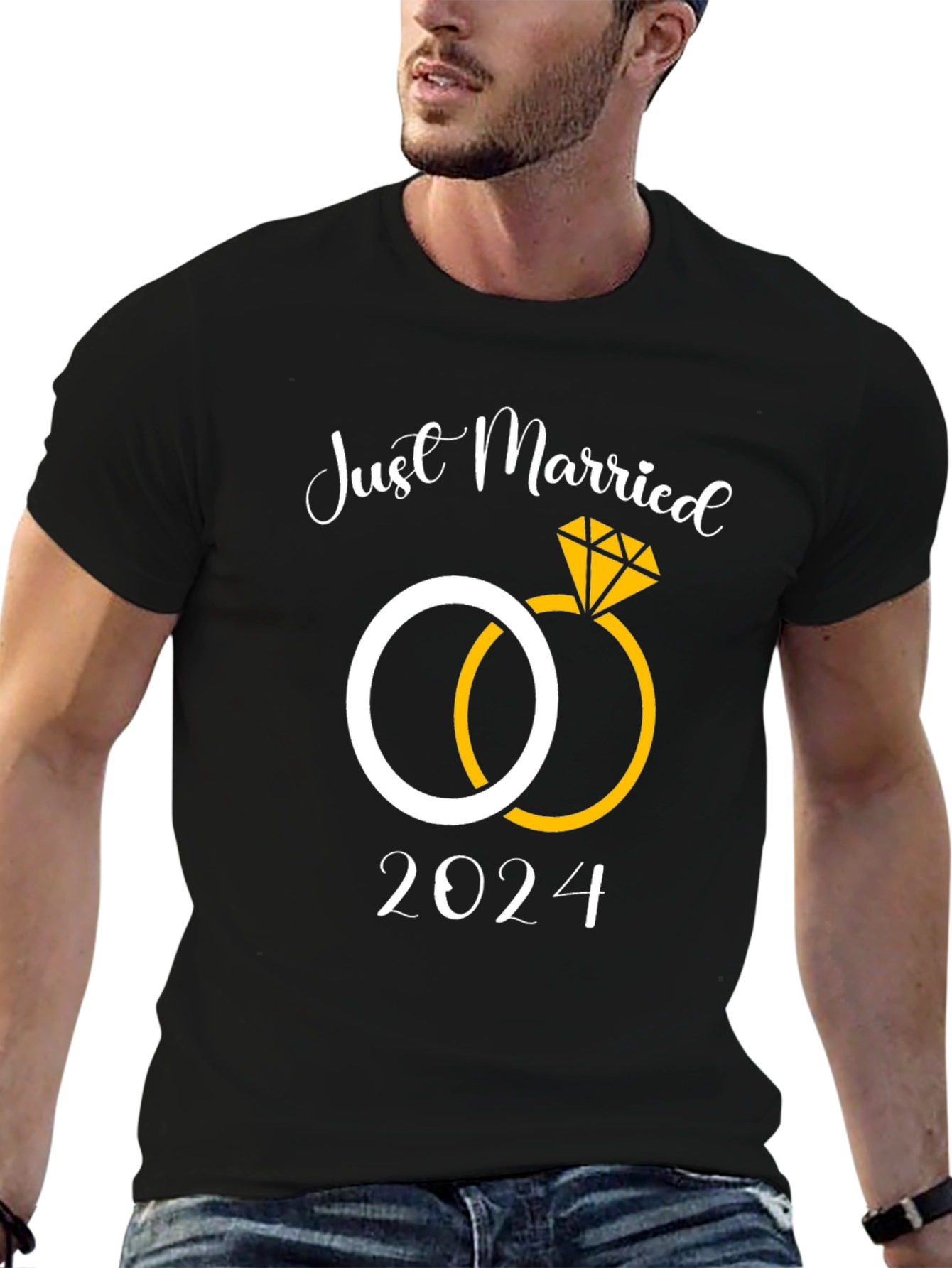 Just Married 2024 Graphic T-Shirt