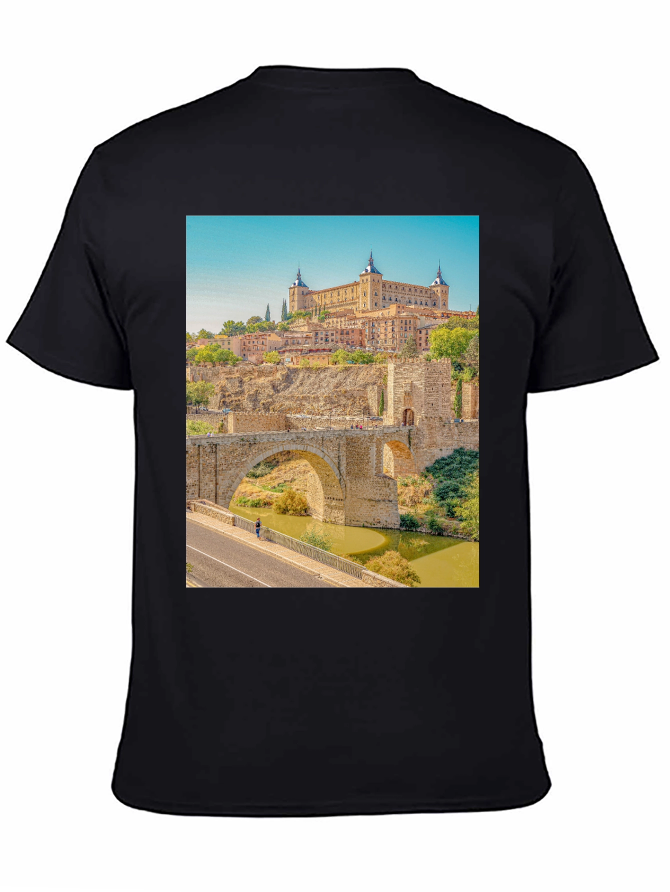 Toledo Spain Black T-Shirt
