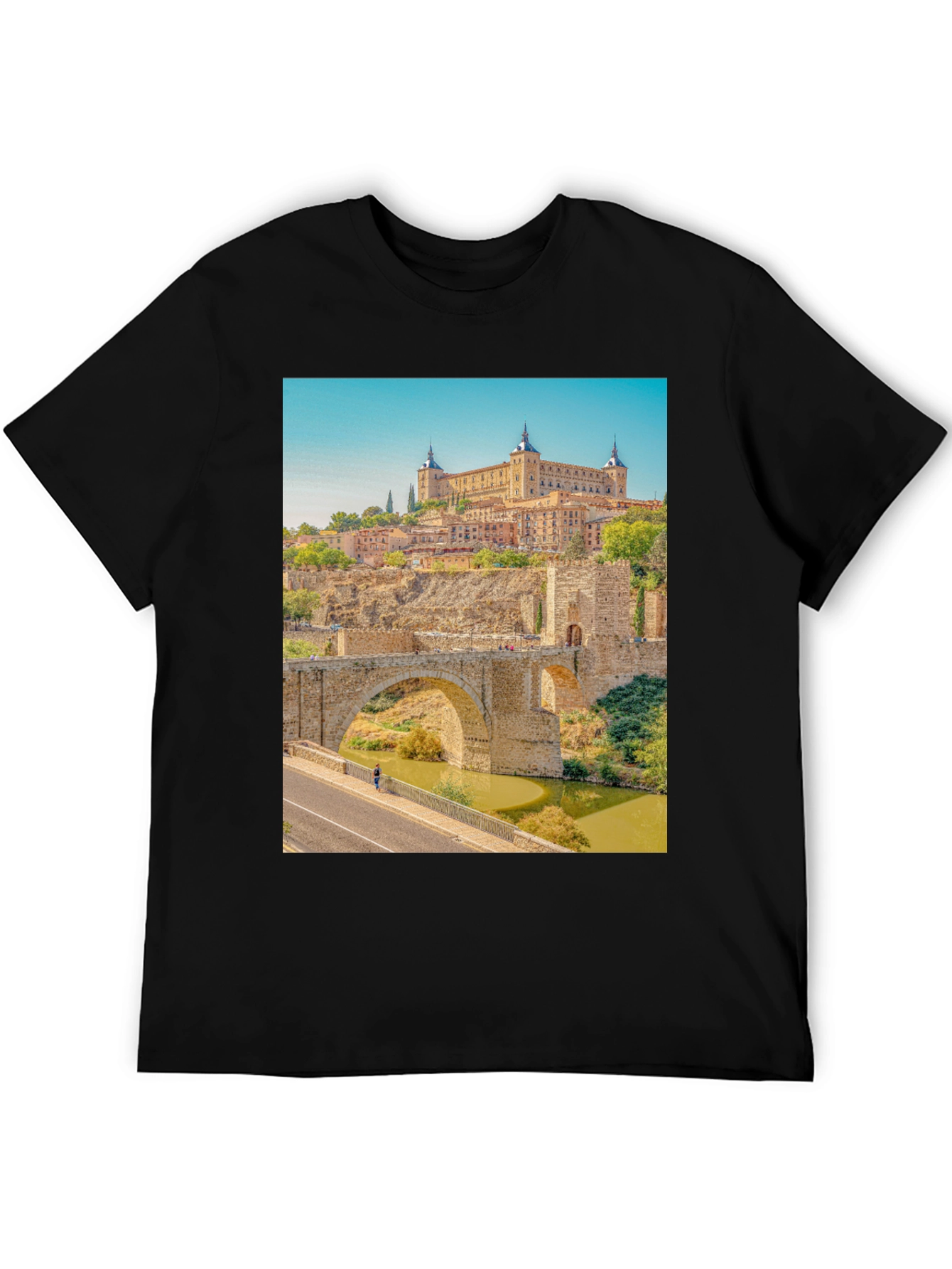 Toledo Spain Black T-Shirt