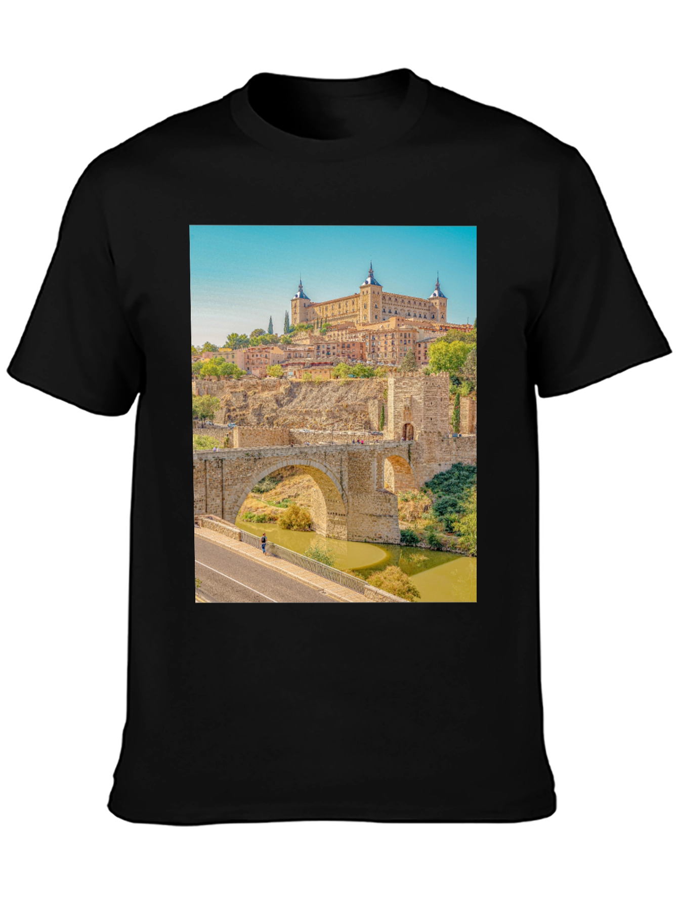 Toledo Spain Black T-Shirt