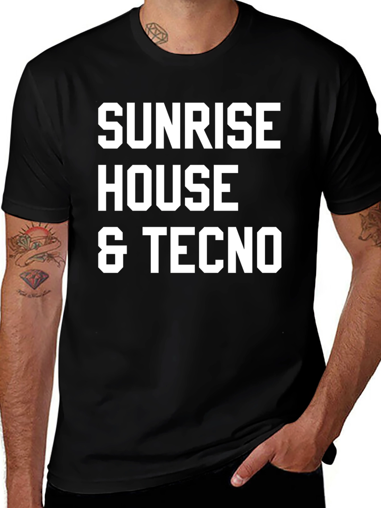 Sunrise House & Techno Graphic Tee