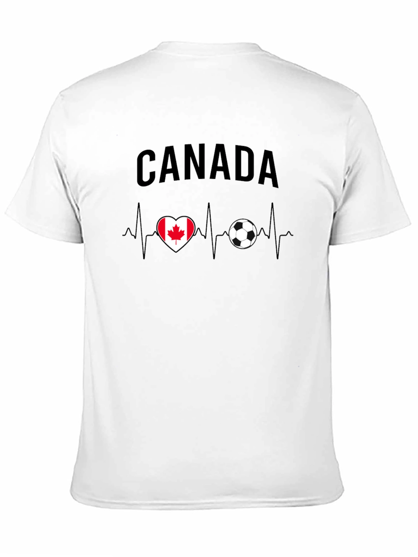 Canada Heartbeat Soccer T-Shirt