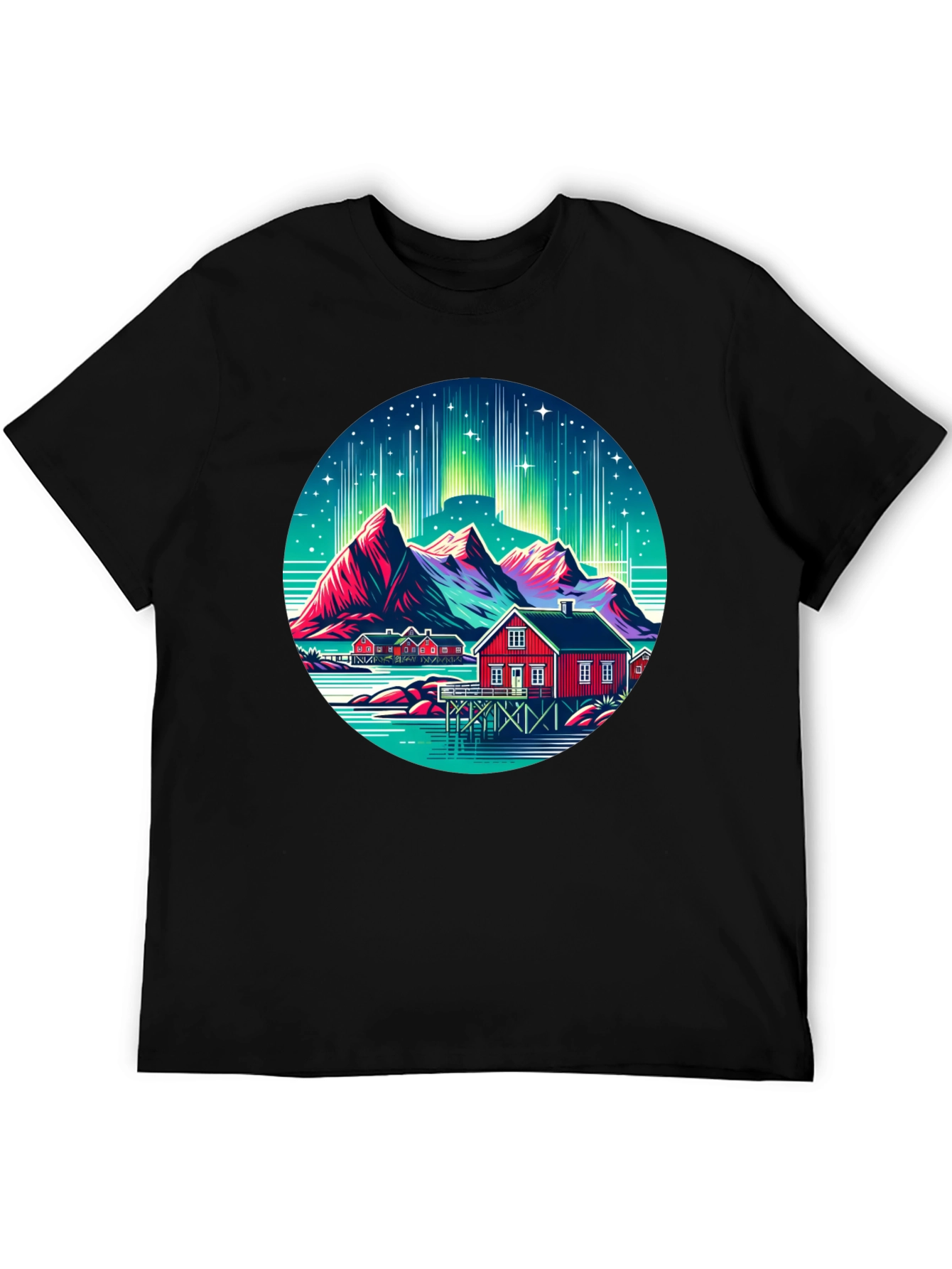 Mountain & Cabin Graphic Tee