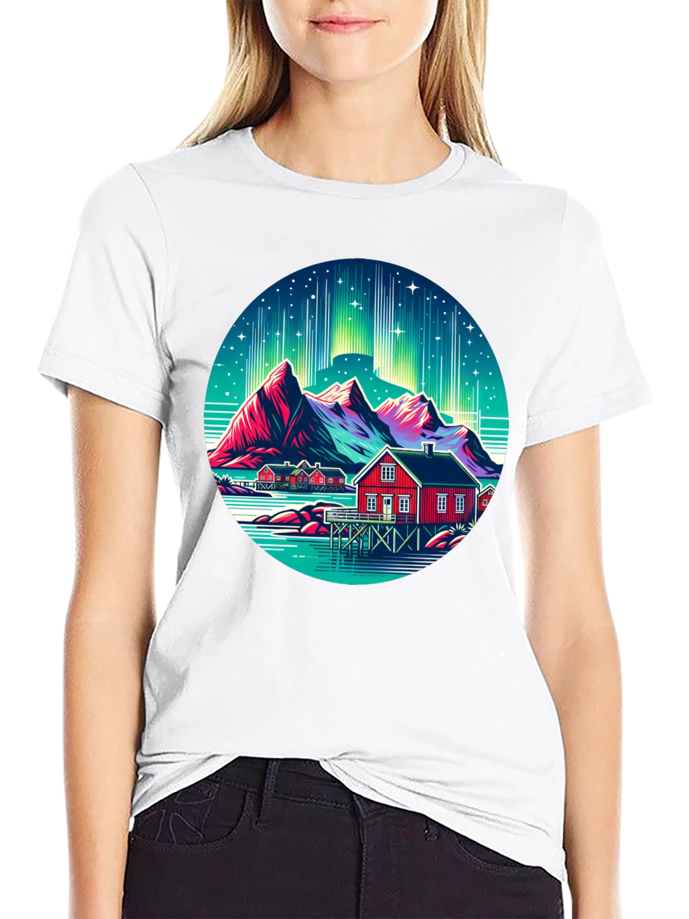 Mountain & Cabin Graphic Tee
