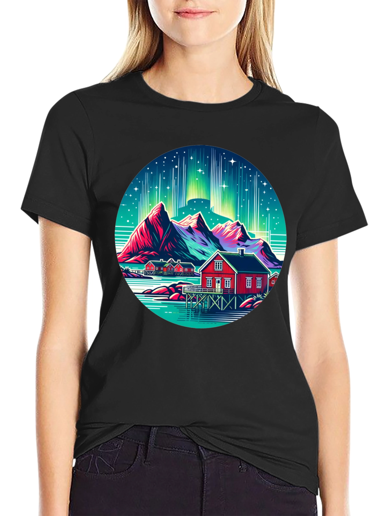 Mountain & Cabin Graphic Tee