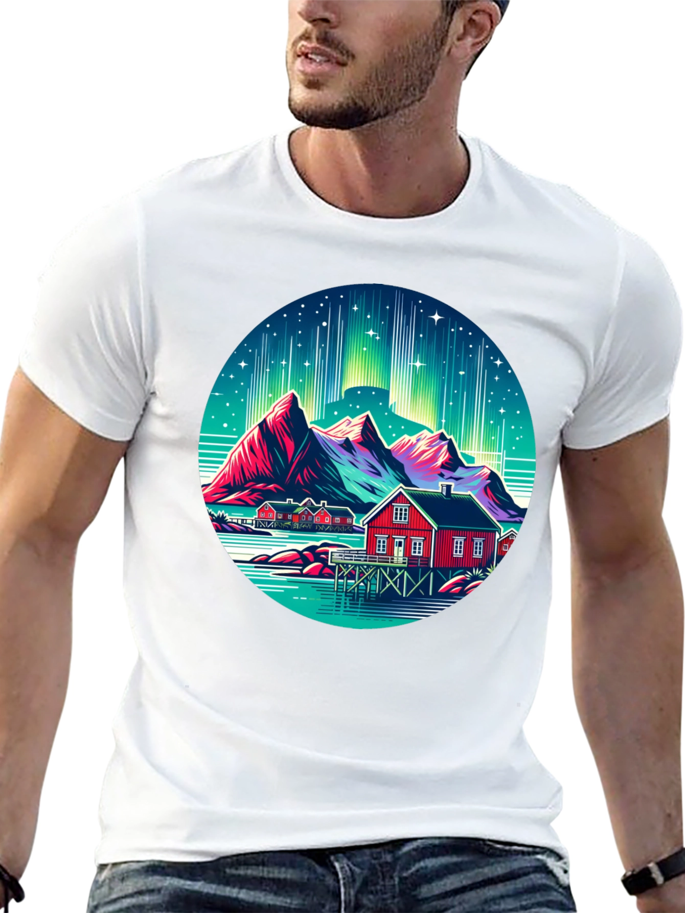 Mountain & Cabin Graphic Tee
