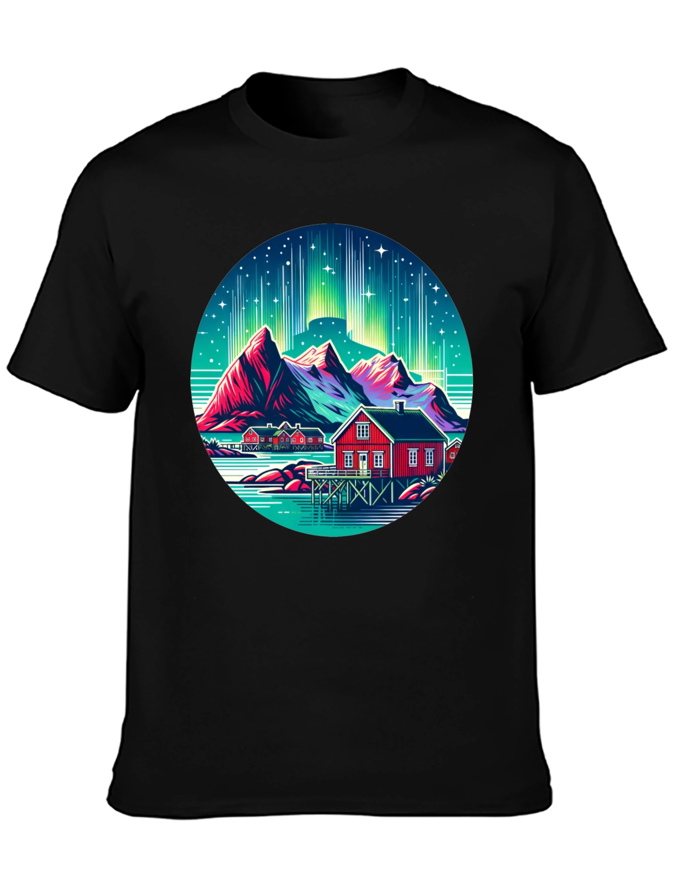 Mountain & Cabin Graphic Tee