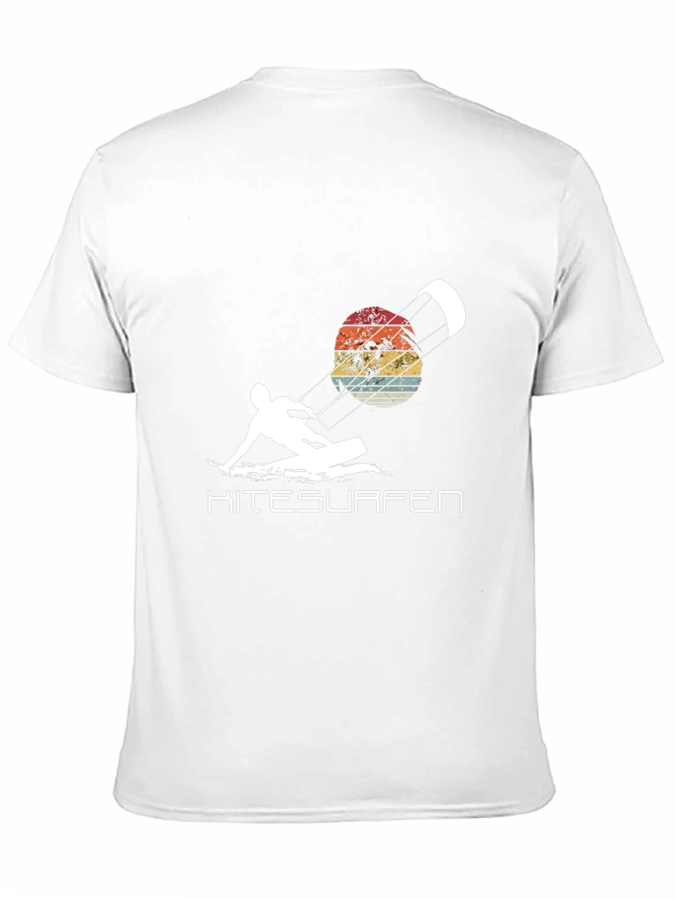Kitesurfen T-Shirt Retro Sunset Watersport Tee