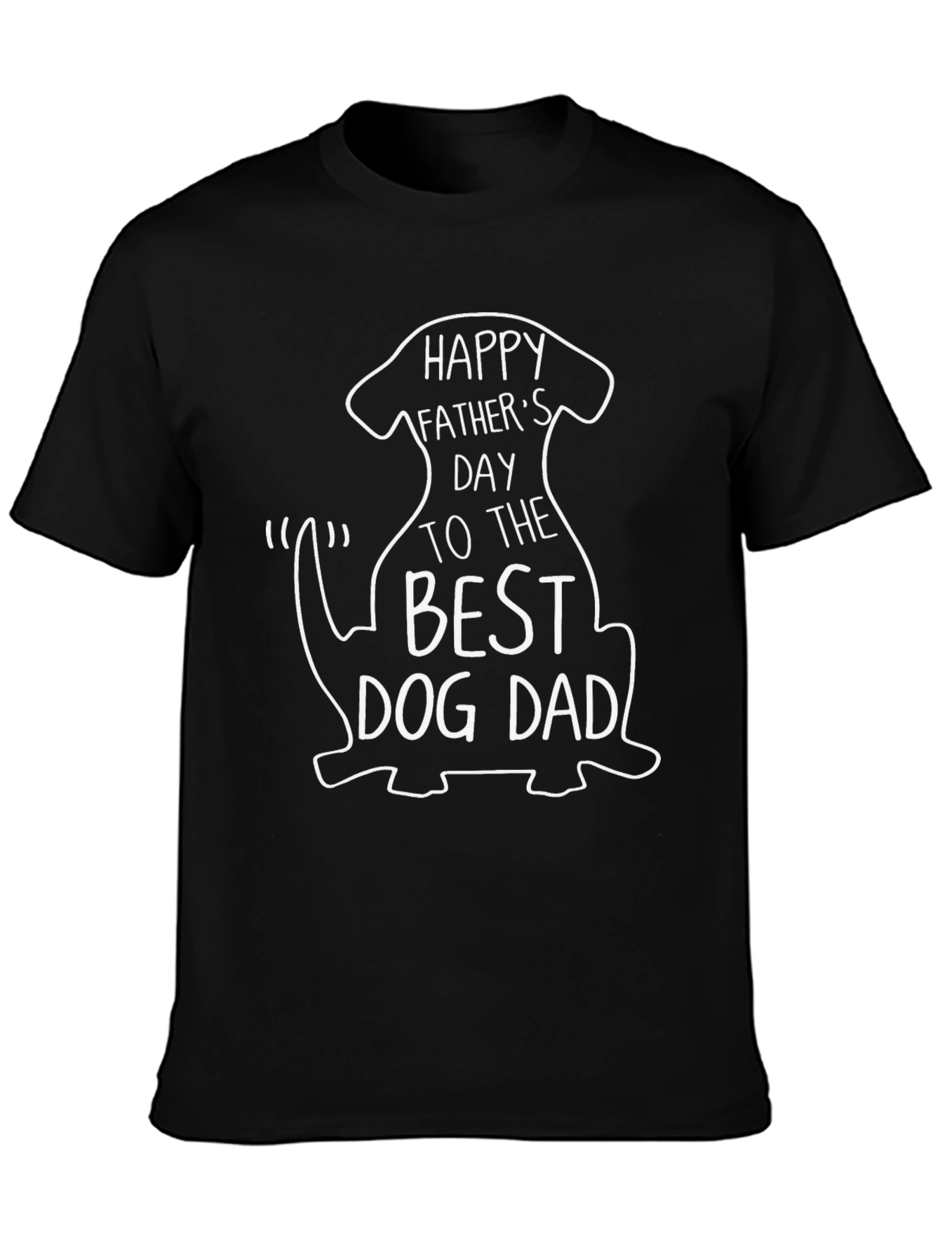 Happy Fathers Day Dog Dad T-Shirt