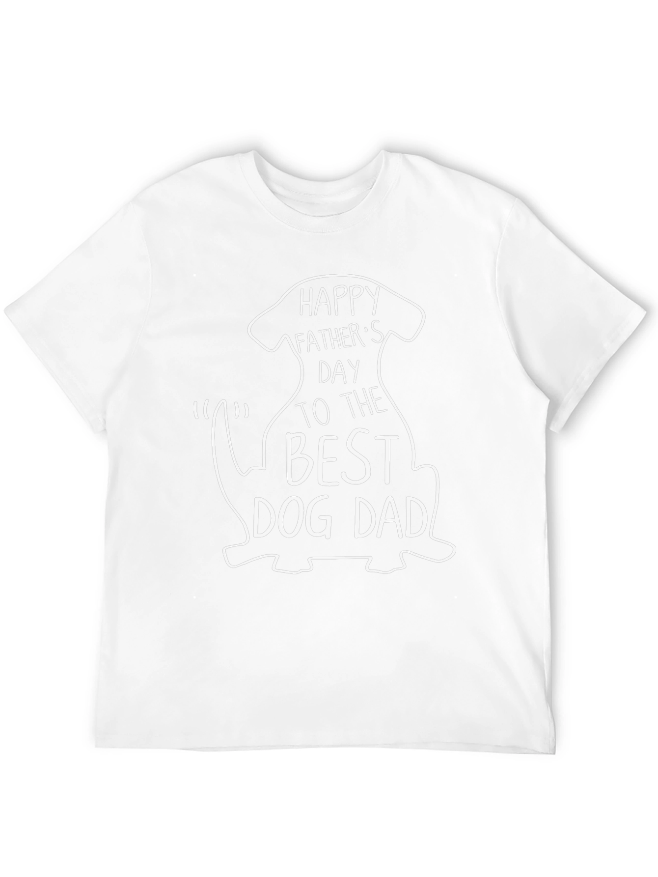Happy Fathers Day Dog Dad T-Shirt