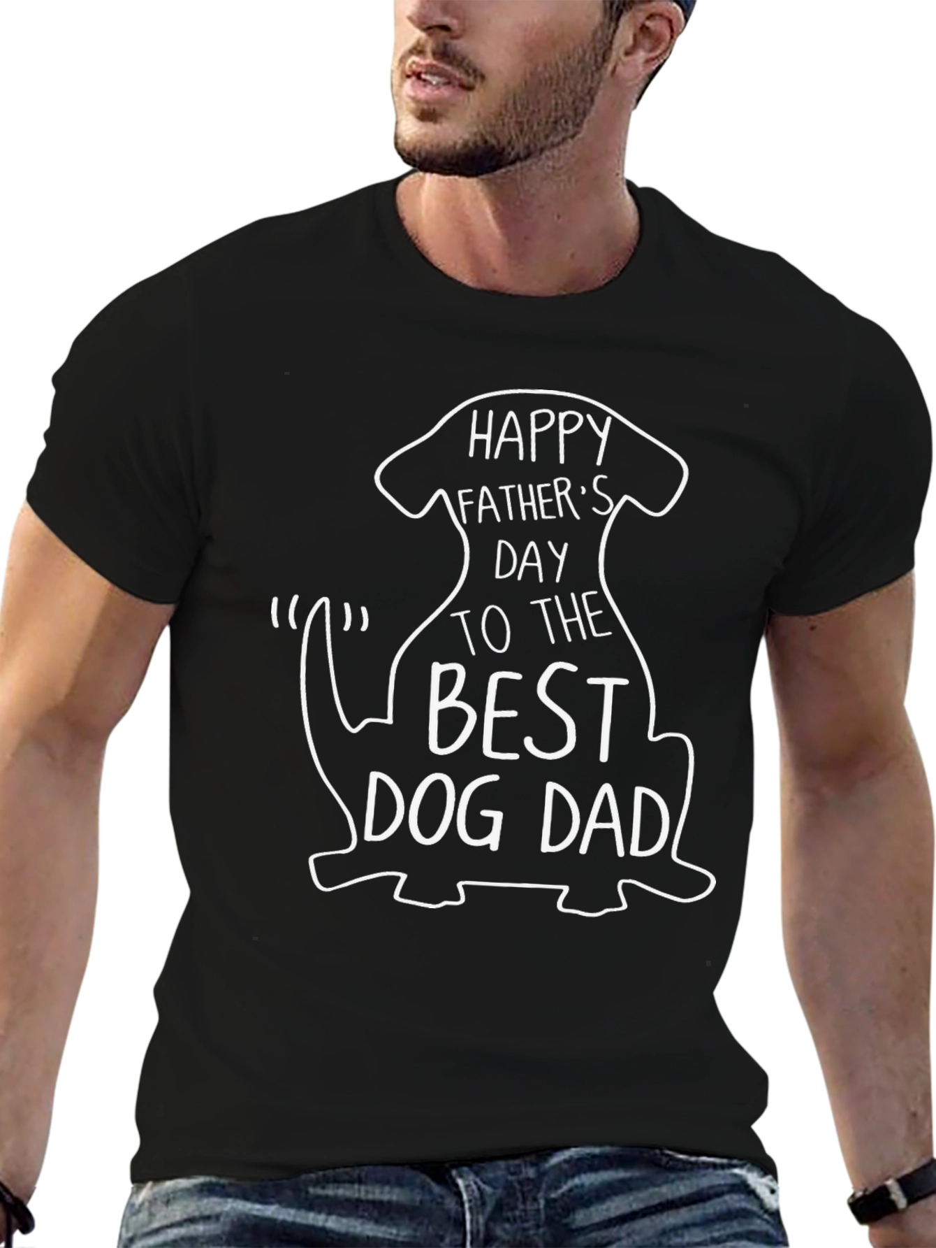 Happy Fathers Day Dog Dad T-Shirt
