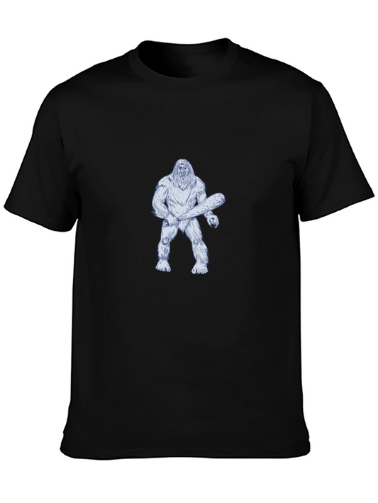 Bigfoot Club Black T-Shirt - Cryptid Humor Tee